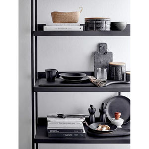 Juego de 2 recipientes de sal y pimienta negros Diseño maravilloso Recién llegado Utensilios de cocina Coctelera de alimentos Elegante y funcional - Product Image 4