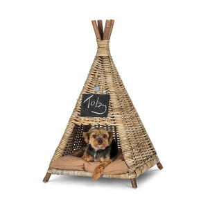 เตียงแมวและสุนัขหวายมีฮู้ดสำหรับสัตว์เลี้ยงบ้านน่ารักสำหรับสัตว์เลี้ยงของคุณผลิตในเวียดนาม - Product Image 3