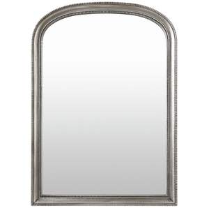 Elegant <b>Vintage</b> Silver Arch <b>Mirror</b> With Ornate Carved Frame For Luxurious Home Decor Styling - Product Image 5