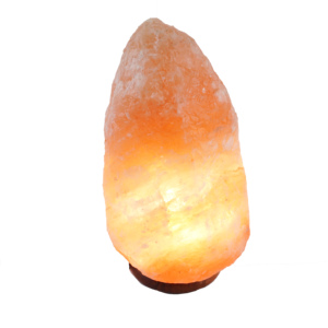 โคมไฟเกลือหิมาลัยของแท้ขนาดใหญ่สีชมพูส้มโคมไฟเกลือหิมาลัยทำด้วยมือ - Product Image 1