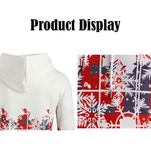 Sudadera con Capucha Sublimada para Hombre, 100% Poliéster, Resistente a la Decoloración, Tejido Suave y Transpirable, Ropa Deportiva, OEM/ODM Disponible - Product Image 3