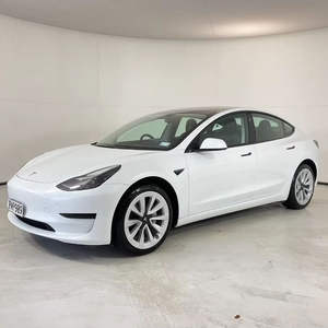 Offre promotionnelle : Tesla Model 3 d'occasion 2022, véhicule électrique d'occasion, faible kilométrage, propulsion arrière - Product Image 1