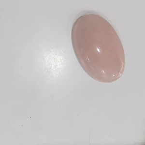 หินโรสควอตซ์ธรรมชาติทรงรี ขัดเงา หินโรสควอตซ์ขัดเงา คริสตัลโรสควอตซ์ หินโรสควอตซ์สำหรับวางมือ - Product Image 3