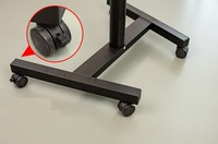 Bureau d'ordinateur électrique réglable en hauteur Global Orbit Smart Furniture, table pour ordinateur portable, cadre en métal, style moderne, pour salon.
