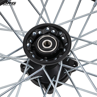 Jeu de jantes avant en alliage CNC JFG de 14 pouces pour moto tout-terrain électrique Yozma IN10, pièces de modification de motocross