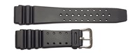 Bracelet de montre intelligente professionnel de haute qualité 3123 unisexe noir souple respirant imperméable réglable en caoutchouc et acier inoxydable 18-20 mm