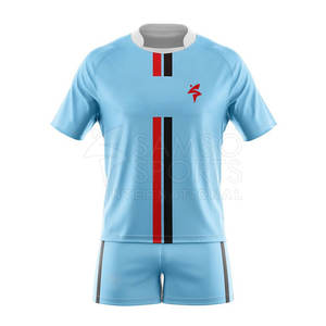 Ensemble d'uniformes de rugby professionnel de la saison 2025-2026 Vêtements de football respirants imprimés par sublimation personnalisée de haute qualité pour garçons - Product Image 4