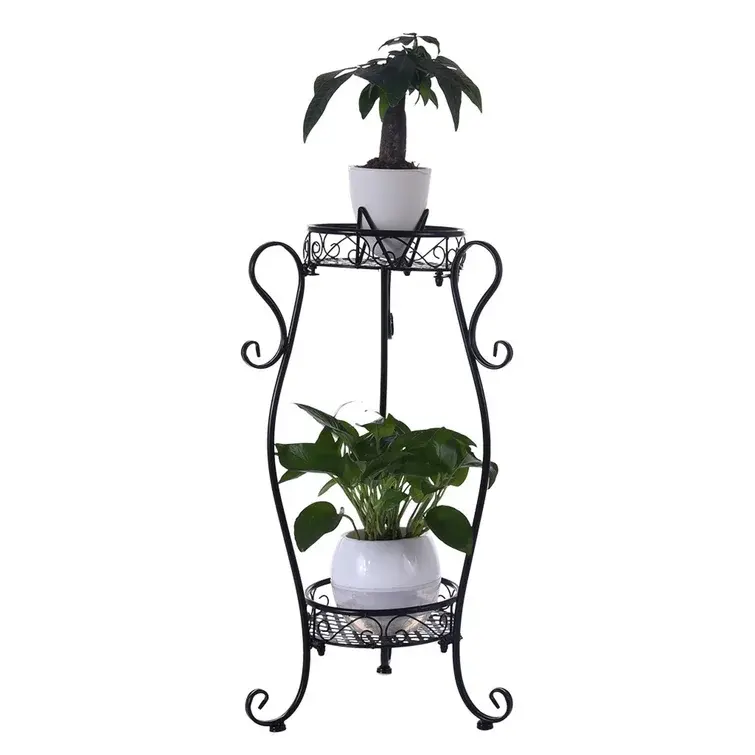 Best Quality Products wholesale At low MOQ And Price black Metal Plant Stand For Home Hotel Resort Indoor Outdoor Garden Decor