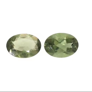 Genuino 1.18Ct moldavita Natural ovalada suelta facetada 5x7MM piedras preciosas sueltas fabricación de joyas gemas y piedras venta a granel OEM - Product Image 2