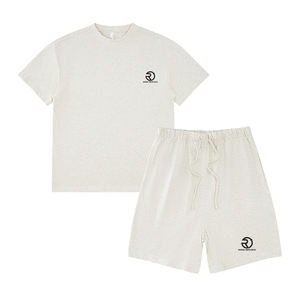 Wholesale Summer Men's Clothing Joggers Suits Sports Overalls Casual Loose Fit Tracksuit Custom <b>Shorts</b> Set - Product Image 4