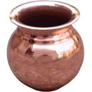 Large Space Kitchenware Water Pot Good for Health <b>Vintage</b> Style Drinking Copper Lota Pot With LID Long Lasting Quality - Product Image 4