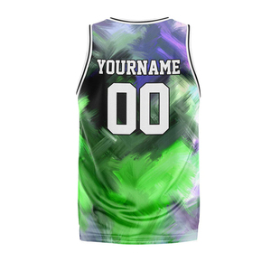 Ensemble d'été unisexe à logo imprimé respirant et à séchage rapide personnalisé nom de l'équipe maillot de basket-ball réversible broderie vierge - Product Image 3