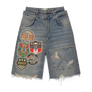Shorts en jean pour hommes, vente en gros, vente en ligne, vêtements de plage, vente d'été, pièce fraîche, bonne qualité, shorts en jean pour hommes - Product Image 3