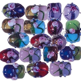 Best Price Premium Fancy Mix <b>Color</b> Opaque Glass <b>Beads</b> Oval Shape Reasonable Price Making Jewelry Boxes Lampwork Crystal Pieces - Product Image 5