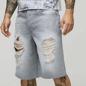 Respirant haute qualité nouvelle mode hommes Denim Shorts 2025 dernière conception élégant Denim hommes jean Shorts - Product Image 4
