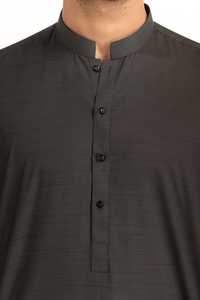 Ensemble de vêtements ethniques traditionnels décontractés pour hommes en polyester/coton personnalisé, shalwar kameez 2 pièces, taille plus - Product Image 3