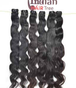 Extensions de cheveux humains indiens Remy non traités de haute qualité, ondulés naturellement, couleur noire vierge, cuticules alignées, extensions crépues - Product Image 3