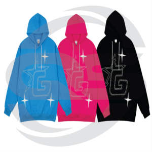 Sweats à capuche personnalisés avec strass cristal pour hommes - Product Image 1