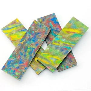 Mango de cuchillo de Ángel de resina epoxi ecológico hecho a mano de primera calidad, escamas duraderas pulidas en blanco para hacer manualidades con mango de cuchillo - Product Image 6