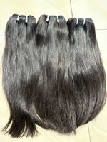 Extensions de cheveux humains vierges 100 % naturels, bruts, non traités, de temple indien, texture ondulée profonde, double trame, vente en gros
