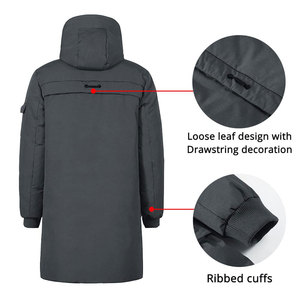 Best OEM and ODM Men's Puffer <b>Jacket</b> High Quality Custom Winter <b>Jacket</b> with Zipper Closure <b>Waterproof</b> and <b>Plus</b> <b>Size</b> Features - Product Image 4
