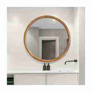 Miroir long à cadre en bois de décoration murale moderne fait à la main personnalisé à forte demande pour les chambres qualité d'exportation à prix raisonnable - Product Image 2