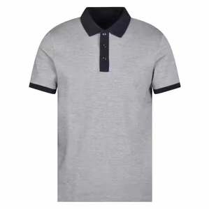 Camisa de Negocios para Hombre, 100% Algodón Tejido, Diseño Sólido, Estampado Personalizado, Estilo Casual de Verano, Talla Grande, 250 Gramos de Peso - Product Image 1