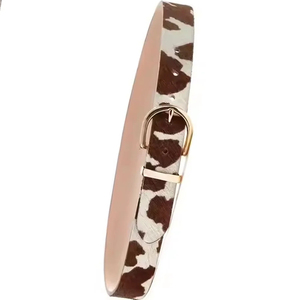 Premium <b>Men</b> Leather Waist <b>Belt</b> with Customized Logo, Genuine Cowhide Leather Construction, Heavy Duty <b>Buckle</b> Hardware - Product Image 2