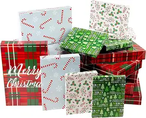 Good quality Customized Christmas Wrapping Paper Gift Waterproof Custom Wood Logo Item ready for export at low cost