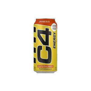 Bebida Energética C4 Sabor Naranja en Latas de 500ml, Paquete de 12 Unidades, con un Sabor Cítrico Intenso y Fórmula Sin Azúcar - Product Image 4