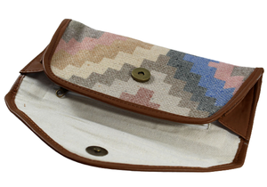 Nouvelle mode petite pochette fabriquée à la main et cousue en coton tissé à la main Dhurry / Kelim imprimé ensuite sac à poches multiples - Product Image 5