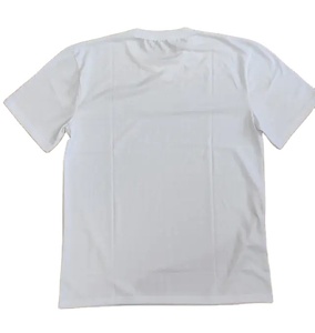 Camiseta blanca de punto de poliéster/algodón Personalizable Color y tamaño Impreso Ecológico Casual Manga corta Hecho EN LA India - Product Image 1