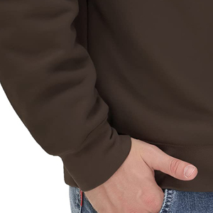 2025 sudaderas de cuello redondo de punto de Color sólido personalizadas para hombre invierno otoño correr suelta manga larga sin capucha pulóver Top - Product Image 2