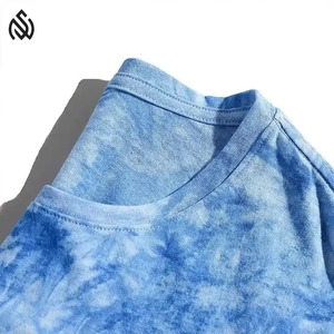 Custom Acid Wash Vintage Tees Camisetas Impreso Vintage Acid Wash T-shirt Mujeres Camisetas de gran tamaño - Product Image 5