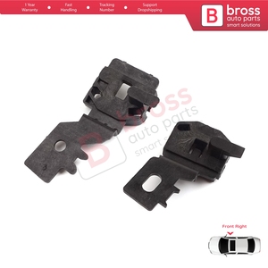 ชุดซ่อมคลิปตัวปรับกระจกหน้าต่าง BWR805+BWR806 ด้านหน้าขวา สำหรับ Primera MK3 P12 WP12 2001-2008 Qashqai MK1 J10 NJ10 JJ10E 2006-2 - Product Image 5