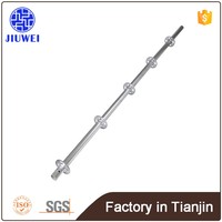 Échafaudage Ringlock Q345 galvanisé à chaud de haute qualité, norme verticale pour la construction civile, fabriqué en Chine