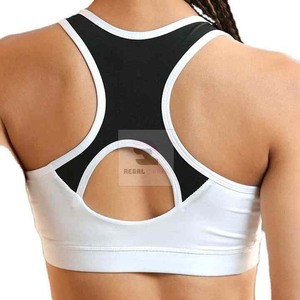 สปอร์ตบราเล่นกีฬาโยคะของผู้หญิงชุดชั้นในผ้าโพลีเอสเตอร์สแปนเด็กซ์ระบายอากาศ - Product Image 2