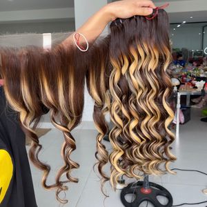 ชุดช่อผมสีแบบเด้งดึ๋งพร้อมหน้าผากและมัดเพื่อทำวิกผมให้2025 - Product Image 3