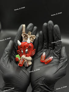 Pendentif Couronne du Diable en Argent 925 Sertie de Moissanite, Bijou Hip Hop de Luxe, Style Urbain - Product Image 4