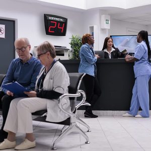 Sistema di visualizzazione del numero della coda di chiamata con telecomando Wireless per la gestione delle code per interni per il servizio postale dell'ospedale della banca - Product Image 5