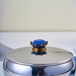 Última Khajoor olla de acero inoxidable fecha cuenco estilo árabe duradero ligero no tóxico personalizable plato para servir bodas hoteles - Product Image 4