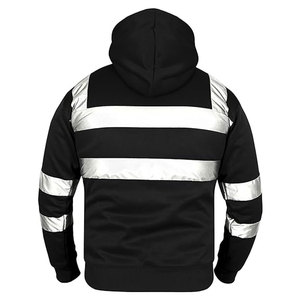 Chaquetas DE SEGURIDAD Oem Design Safety Workwear Chaquetas de seguridad para hombres con cintas reflectantes Chaqueta con cremallera frontal de alta calidad al por mayor - Product Image 3