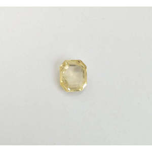 Gema de Zafiro Amarillo Natural de 9 x 11 mm, Corte Octogonal, Suelta, Sin Calentar, para Joyería - Product Image 4