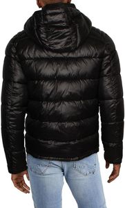Veste en toile élégante et confortable pour hommes, manteau chaud matelassé imperméable avec capuche, vêtements d'extérieur légers pour l'hiver - Product Image 4