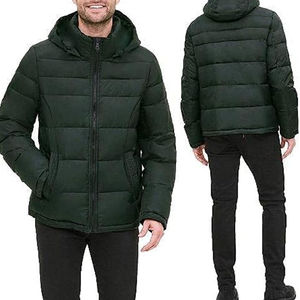 Chaquetas de Burbuja Modernas y Elegantes para Hombre, Ropa de Invierno con Cuello Alto y Capucha, Hechas en Pakistán, Tela de Lona, Estilo Urbano - Product Image 2