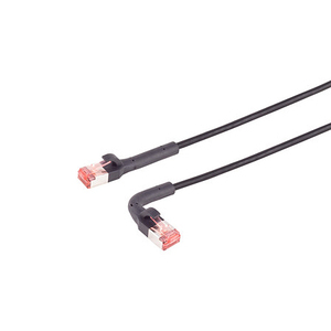 Câble de patch RJ45 Cat.6a Flex 360° angle variable noir 1,5 m - Product Image 2
