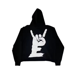 Pull à capuche design personnalisé pour hommes 100% Cotton Top Thermal Quality Casual Wear Basics Custom Screen-Printing - Product Image 2