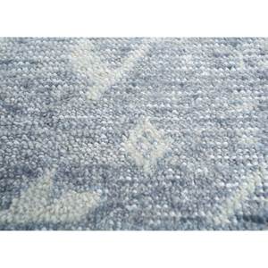 พรมขนสัตว์ถักมือ Erbe Blue รุ่น Gs-45 ลายเหรียญตรา สำหรับใช้ในบ้าน - พรมจาอีปุร์ สหรัฐอเมริกา - Product Image 3