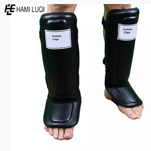 Espinilleras personalizadas Mejor precio Boxeo Protector Cómodo Entrenamiento Espinilleras Cuero Premium de alta calidad - Product Image 4