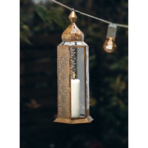 Nuevo diseño atractivo personalizado estilo marroquí candelabro adornos de Ramadán candelabro lámpara linterna en precio competitivo - Product Image 4